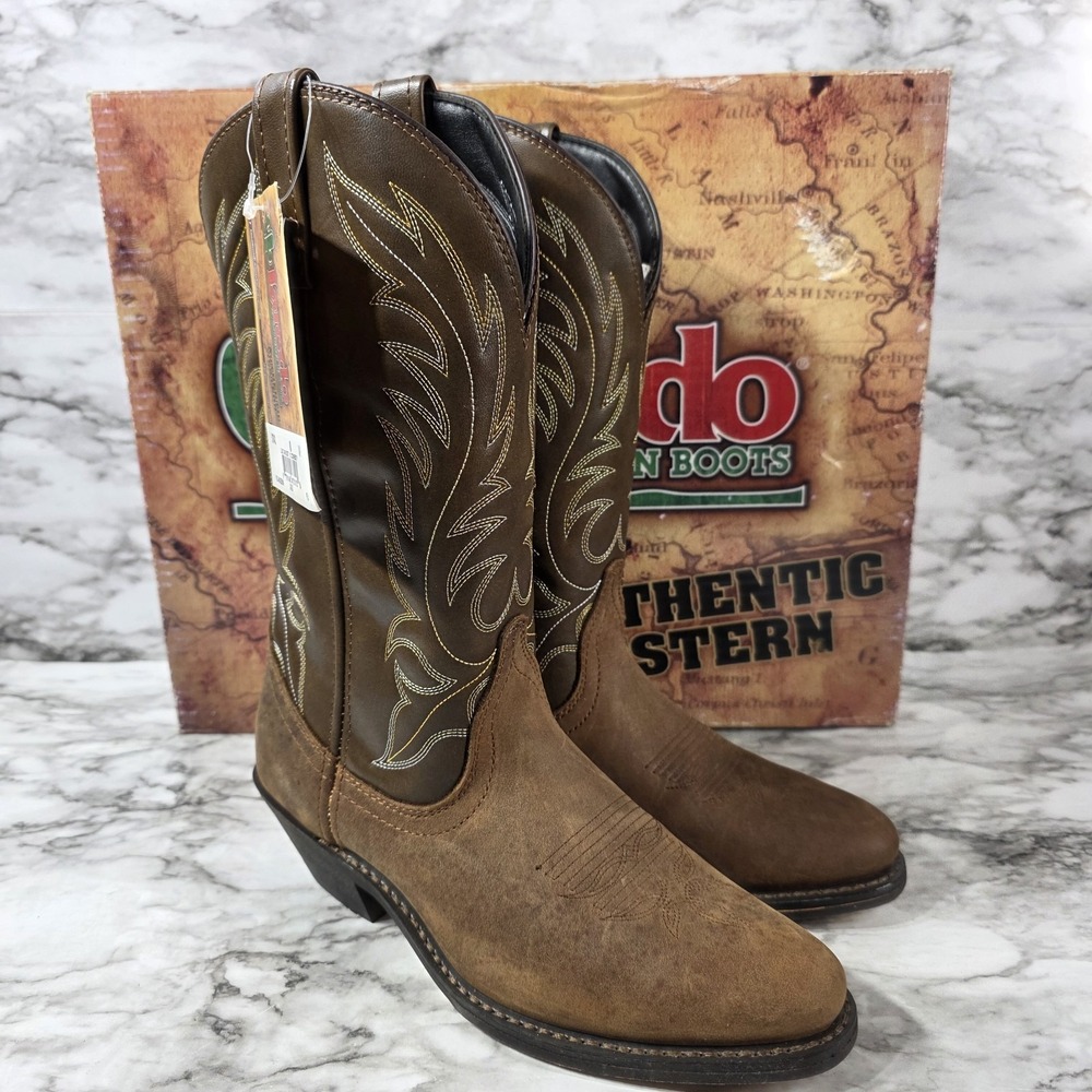 Laredo Women's Kadi Tan Distressed 5742 Boot (Tan Distressed,8M)